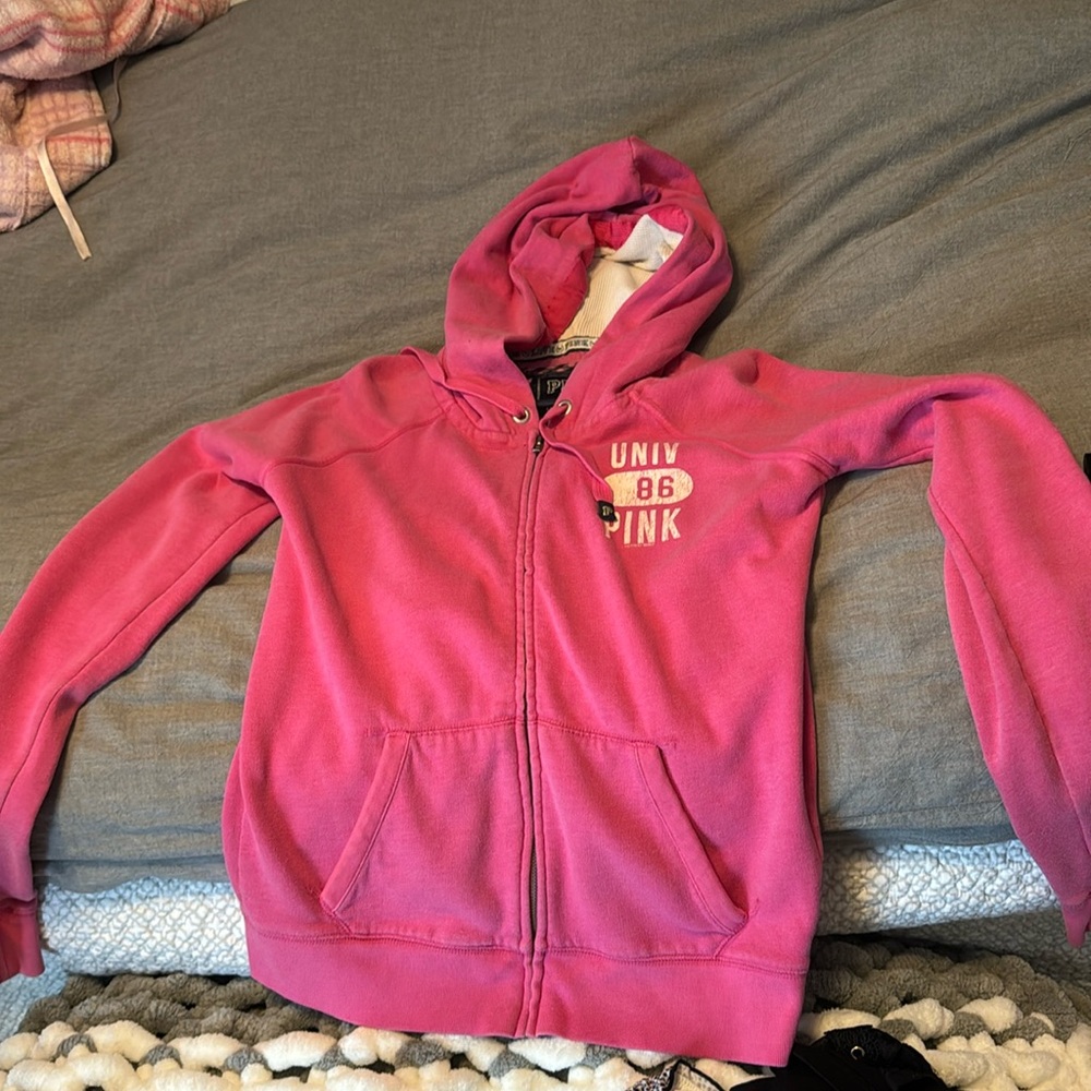 Pink hoodie